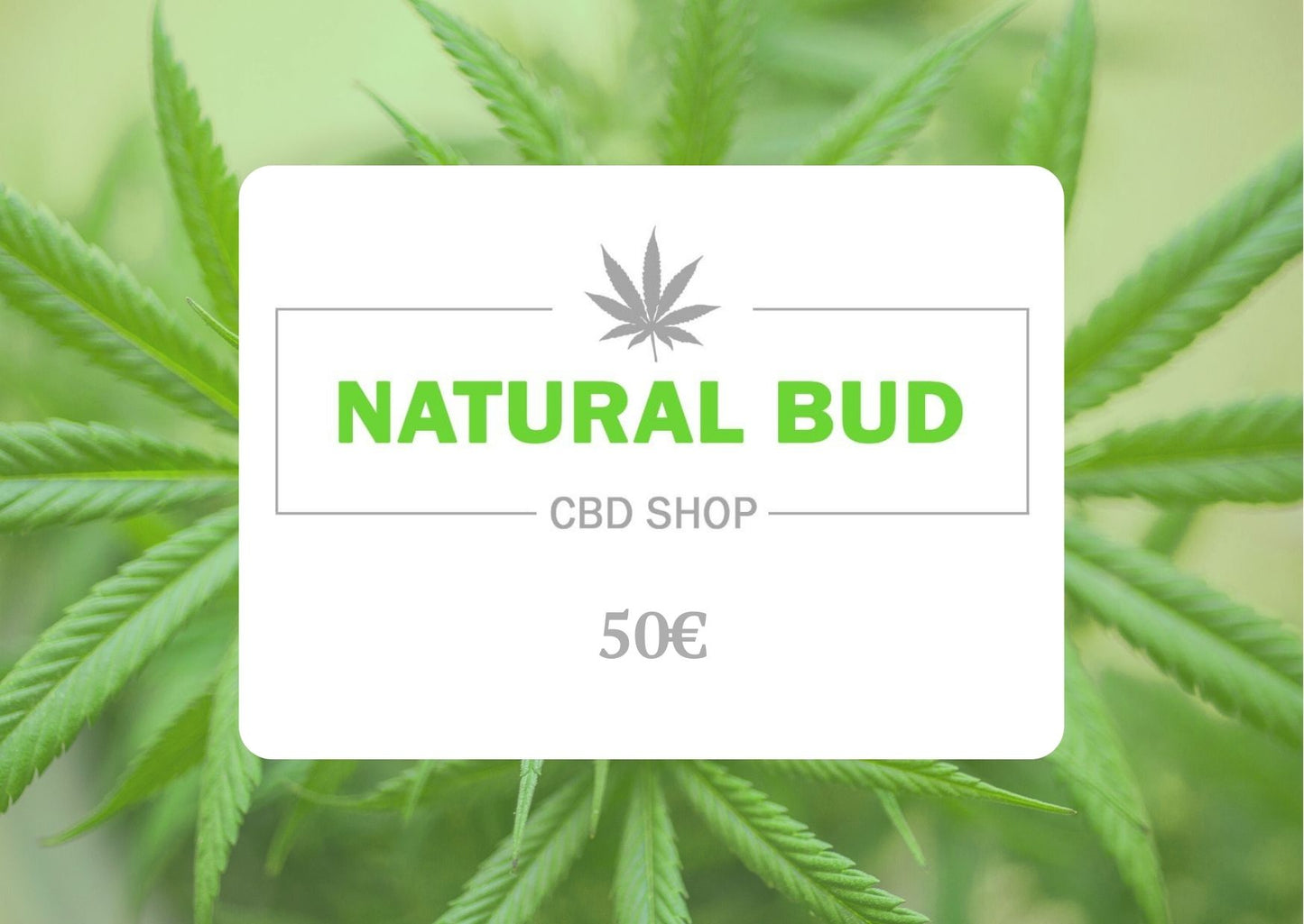 E-Carte Cadeau Natural Bud