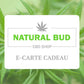 e-carte cadeau cbd natural bud