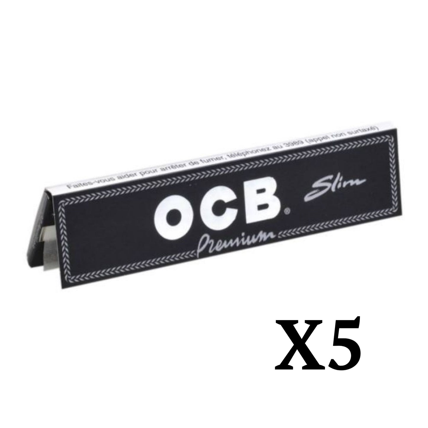 OCB Slim Premium - Lot de 5 carnets